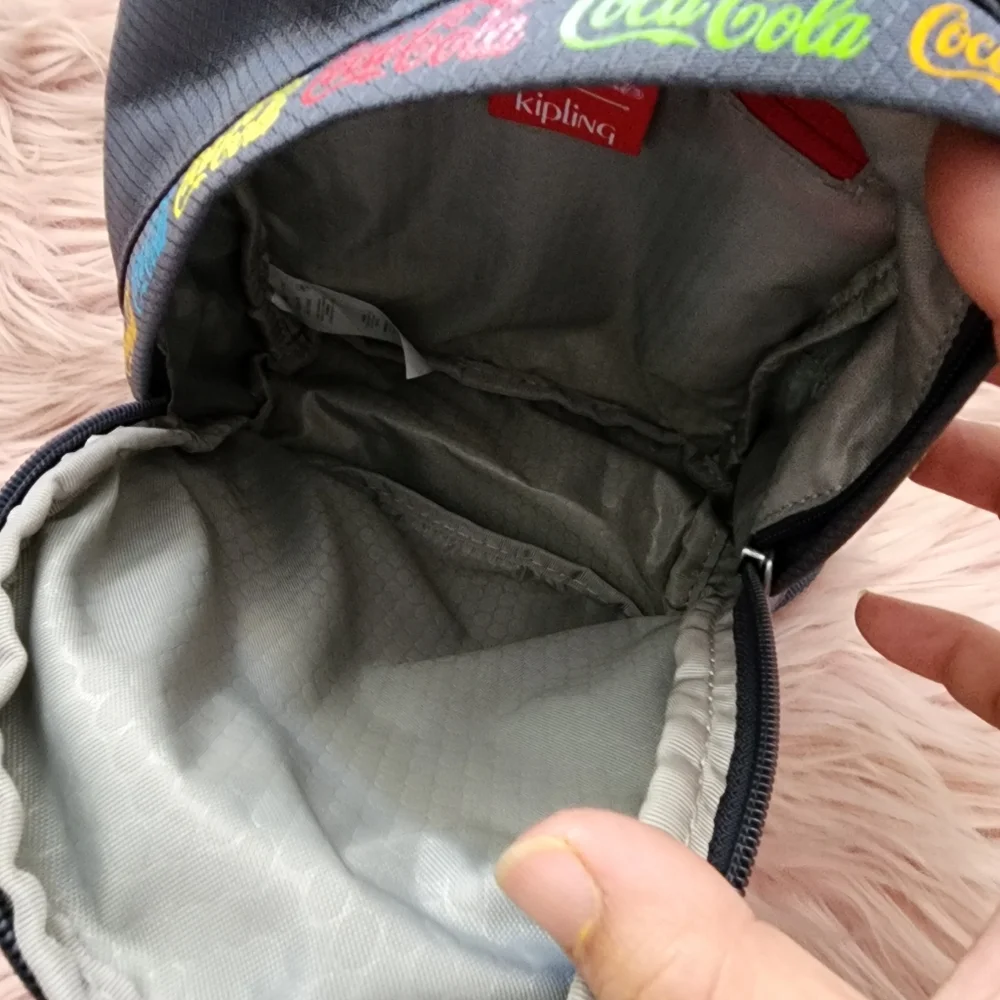 Kipling Delia Compact Coca Cola limited edition convertible mini backpack